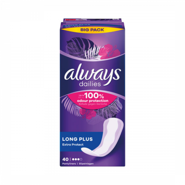 Always dailies Extra Protect Long Plus, Slipeinlagen, 40 Stück